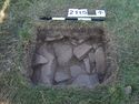 Thumbnail of Test-pit 2115, 3/4 view, looking N