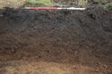 Thumbnail of A photograph showing the west facing representative section of trench 6, facing east, scale 1x1m (2 of 2)