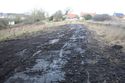 Thumbnail of A photograph of the site post-excavation and backfilling, facing north