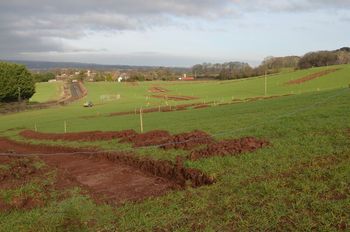 Shot of field with Trenches 136,137,135,1051