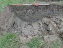 Thumbnail of North-east facing section of sondage in TR 310 