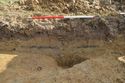Thumbnail of North-west facing section of Pit 548-14 and Land Drain 548-17
