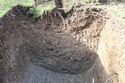 Thumbnail of SE facing section of drainage tank pit, 2.7m depth