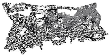 Image from Digital Archive from Magnetometer Survey at Brand Hill House, Woodhouse Eaves, Leicestershire, January 2023