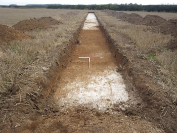 Image from Images and GIS Data from an Archaeological Evaluation South of Babraham Road, Sawston, Cambridgeshire, September-October 2021
