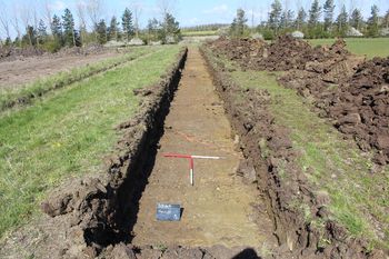 Image from Images and GIS Data from an Archaeological Evaluation at Harlocks Farm, Stuntney, Cambridgeshire, April 2021