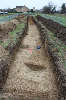 Image from Images and GIS Data from an Archaeological Evaluation of the Mains Sewer Pipeline from Milton to Waterbeach, Cambridgeshire, November 2021-February 2022