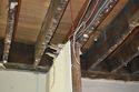 Thumbnail of View to north. Laths between partition and ceiling.