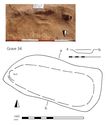 Thumbnail of Plan of Grave 34: Sawcliffe II