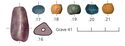 Thumbnail of Image of Finds 41.16 to 41.21: Beads