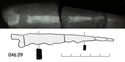 Thumbnail of X-ray of Find 46.09: Spatulate implement