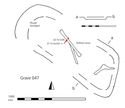 Thumbnail of Plan of Grave 47: Sawcliffe II