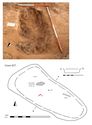 Thumbnail of Plan of Grave 57: Sawcliffe II