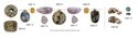 Thumbnail of Image of Finds 68.01, 68.03, 68.05,68.07, 68.12, 68.13, 68.16, 68.17 Beads