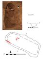 Thumbnail of Plan of Grave 75: Sawcliffe II