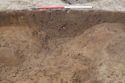 Thumbnail of 110490_to_110498_Mitigation_Image_0153, General Watching Brief area Y/Targeted Watching Brief area 4, south-east facing section of pit 624.