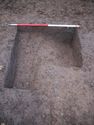 Thumbnail of 110490_to_110498_Mitigation_Image_0376, Set Piece Excavation area 1, south-east facing section of relationship between pit 1272 and gully 1248.