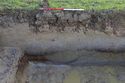 Thumbnail of 110490_to_110498_Mitigation_Image_1058, Set Piece Excavation area 5, north facing section through sondage contexts 5000 to 5009.