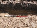 Thumbnail of 110490_Evaluation_Image_22, Report 110490.06 Plate 11, furrow in Trench 105, from south.