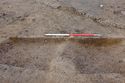 Thumbnail of 110494.01_Report_Plate_40, Hornsea Offshore Wind Farm Project One, Post-excavation Assessment and Updated Project Design, Plate 40: SPE1 (Set Piece Excavation area 1) ditches 1111 = 1404 (intervention 1404, left) and 130 (intervention 1406, right), from north-west.