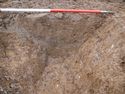 Thumbnail of 110494.01_Report_Plate_47, Hornsea Offshore Wind Farm Project One, Post-excavation Assessment and Updated Project Design, Plate 47 (also Plate 2.30 in the 221790 publication - The Archaeology of the Hornsea Project One Offshore Windfarm Cable Route, Wessex Archaeology Monograph 41, 2022): SPE1 (Set Piece Excavation area 1) ditch 128 (intervention 1641), from north-east.