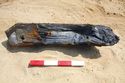 Thumbnail of 110499_Intertidal_Image_15, Timber Assessment Report 110499.03, Figure 3 - Image 5 of 6, Timber 2 discovered during excavations for cable installations in the intertidal zone at Horseshoe Point, North Cotes.