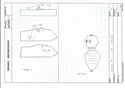 Thumbnail of 110499_Intertidal_Image_33, post-excavation drawing of Timber 1 and object interpreted as capstan - discovered during excavations for cable installations in the intertidal zone at Horseshoe Point, North Cotes (Scale 1:10).