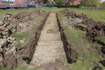 fieldsec1-422031: Data from an Archaeological Evaluation at Woodview Cottage, Upton Snodsbury, Worcestershire, April 2021. Copyright:  Worcestershire Archaeology