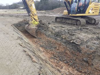 Southeast facing working shot. Copyright: HS2