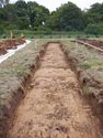 Thumbnail of Northeast facing shot of Trench 8, 2x1m scale