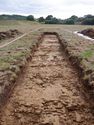 Thumbnail of Southwest facing shot of Trench 7, 2x1m scale