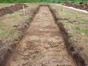 Thumbnail of Northwest facing shot of Trench 1, 2x1m scale