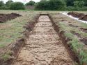 Thumbnail of Southwest facing shot of Trench 5, 2x1m scale