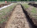 Thumbnail of Southwest facing shot of Trench 6, 2x1m scale
