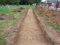 Thumbnail of Northwest facing shot of Trench 1, 2x1m scale