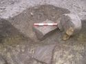 Thumbnail of In situ stone packing within posthole, no board