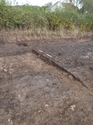 Thumbnail of Edge of sample pit 1, general view, 2m view from the west