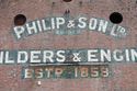 Thumbnail of Phillips Building, south-west elevation, painted sign detail 