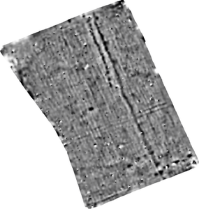 St Buryan magnetometer survey Georeferenced greyscale image