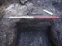 Thumbnail of <em>W-facing section through northern trench in Building 7</em> <br  />(FEN15_47.jpg)