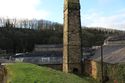 Thumbnail of View of the chimney with the edge of the roofline in the background