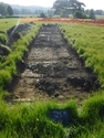 Thumbnail of Pre-excavation shot of trench 5 taken during archaeological evaluations at Milken Lane, Ashover, Derbyshire (1m x 2m scale)