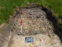 Thumbnail of Photograph depicting 'shaft 1' in trench 9, taken during archaeological evaluations at Milken Lane, Ashover, Derbyshire
