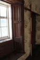 Thumbnail of Shot of the wooden shutter and panelling surrounding the southern window of room G4 at Highfield Farm (2m scale)