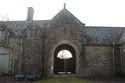 Thumbnail of South facing shot of the western end of the northern elevation including the central gabled entrance of Callow Hall Stables, Derbyshire (2m scale)
