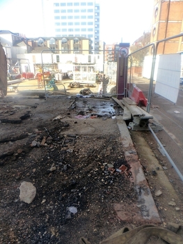 An archaeological watching brief at 14 Cumberland Place, Southampton, Hampshire (SOU1743) (OASIS ID: archaeol6-281452)