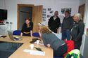 Thumbnail of Mhairi Maxwell (ACCORD) demonstrating some 3D models to the Ardnamurchan Community Archaeology group. <br/> (Ardnam_Production_Images_05.jpg)