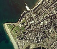 Aerial photograph of Aberystwyth