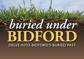Buried under Bidford postcard