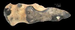 Characteristic elongate handaxe from Cuxton